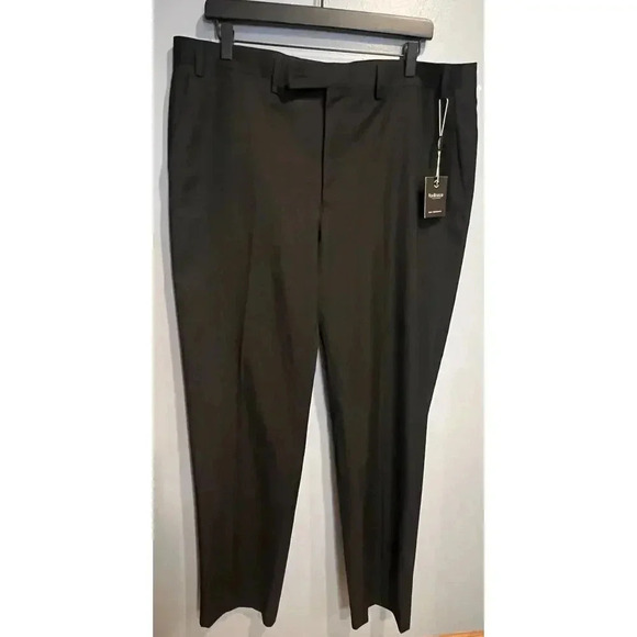 NWT Van Heusen Men's Suit Pants in Black - Picture 1 of 5